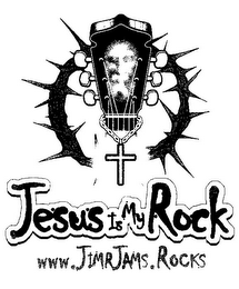 JESUS IS MY ROCK WWW.JIMRJAMS.ROCKS logo