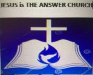 JESUS IS THE ANSWER CHURCH logo