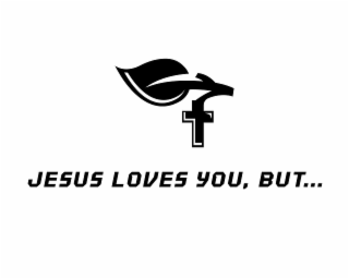 JESUS LOVES YOU, BUT... logo