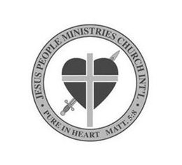 JESUS PEOPLE MINISTRIES INT'L PURE IN HEART MATT. 5:8 logo