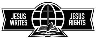 JESUS WRITES JESUS RIGHTS logo