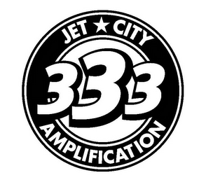 JET CITY AMPLIFICATION 333 logo