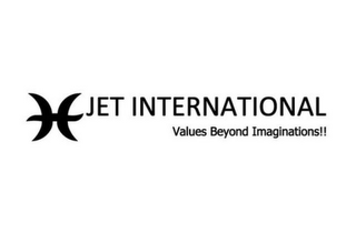 JET INTERNATIONAL VALUES BEYOND IMAGINATIONS!! logo