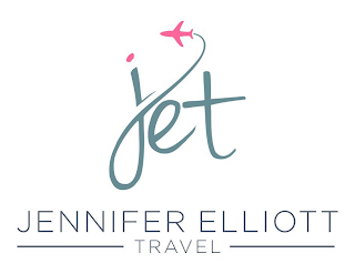 JET JENNIFER ELLIOTT TRAVEL logo