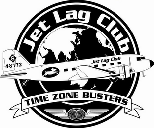JET LAG CLUB TIME ZONE BUSTERS S 48172 logo