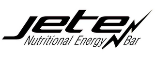 JETE NUTRITIONAL ENERGY BAR logo