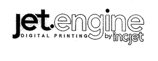 JET.ENGINE DIGITAL PRINTING BY INC.JET logo