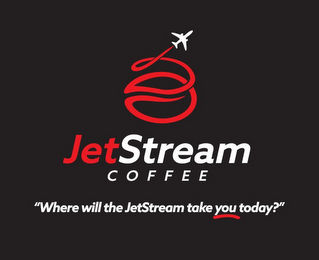JETSTREAM COFFEE "WHERE WILL THE JETSTREAM TAKE YOU TODAY?" logo