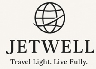 JETWELL TRAVEL LIGHT. LIVE FULLY. logo