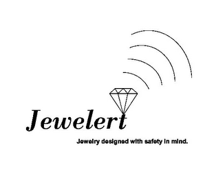 JEWELERT  JEWELRY DESIGNED WITH SAFETY IN MIND. logo