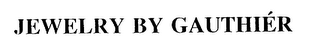 JEWELRY BY GAUTHIER logo