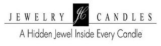 JEWELRY CANDLES JC A HIDDEN JEWEL INSIDE EVERY CANDLE logo