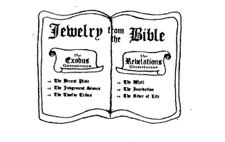 JEWELRY FROM THE BIBLE THE EXODUS GEMSTONES THE BREAST PLATE THE JUDGEMENT STONES THE TWELVE TRIBES, THE REVELATIONS GEMSTONES THE WALL THE FOUNDATION THE RIVER OF LIFE logo