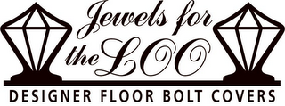 JEWELS FOR THE LOO DESIGNER FLOOR BOLT COVERS logo