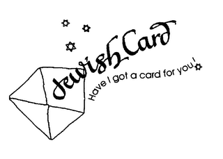 JEWISHCARD HAVE I GOT A CARD FOR YOU! logo