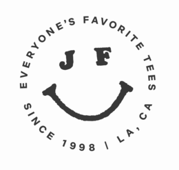 JF EVERYONE'S FAVORITE TEES SINCE 1998 LA, CA