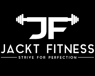 JF JACKT FITNESS STRIVE FOR PERFECTION logo