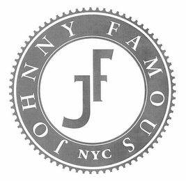 JF JOHNNY FAMOUS NYC logo