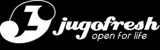 JF JUGOFRESH OPEN FOR LIFE logo