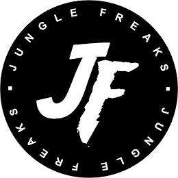JF · JUNGLE FREAKS · JUNGLE FREAKS logo