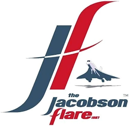 JF THE JACOBSON FLARE 1987 logo