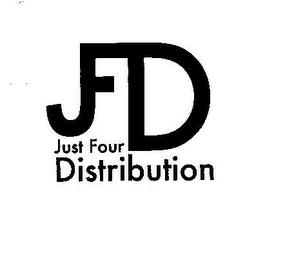 JFD JUST FOUR DISTRIBUTION logo