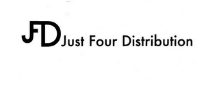 JFD JUST FOUR DISTRIBUTION logo