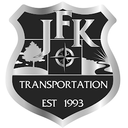 JFK TRANSPORTATION EST 1993 logo