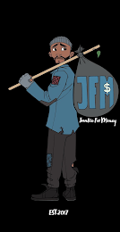 JFM JUNKIE FOR MONEY EST. 2017 logo