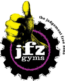 JFZ GYMS THE JUDGEMENT FREE ZONE logo