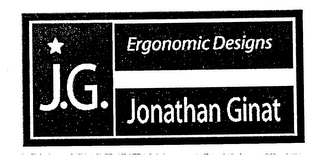 J.G. ERGONOMIC DESIGNS JONATHAN GINAT logo
