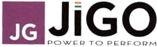JG JIGO POWER TO PERFORM logo