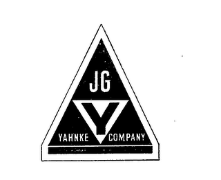 JGY YAHNKE COMPANY J.G. YAHNKE CO., CHICAGO, ILL., 60634 logo
