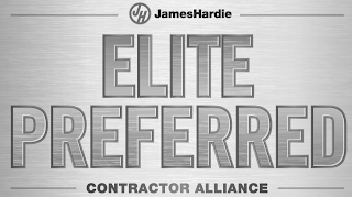 JH JAMESHARDIE ELITE PREFERRED CONTRACTOR ALLIANCE logo