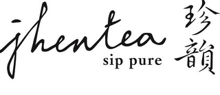 JHENTEA SIP PURE logo