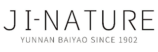 JI-NATURE YUNNAN BAIYAO SINCE 1902 logo