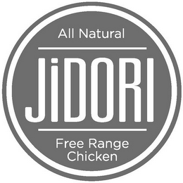 JIDORI ALL NATURAL FREE RANGE CHICKEN logo