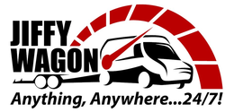 JIFFY WAGON ANYTHING, ANYWHERE...24/7! logo
