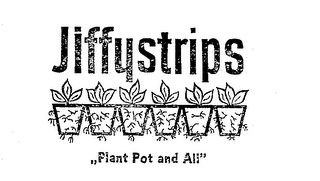 JIFFYSTRIPS "PLANT POT AND ALL" logo