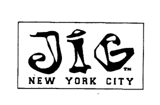 JIG NEW YORK CITY logo