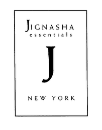 JIGNASHA ESSENTIALS J NEW YORK logo