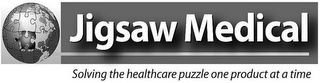 JIGSAW MEDICAL SOLVING THE HEALTHCARE PUZZLE ONE PRODUCT AT A TIME logo