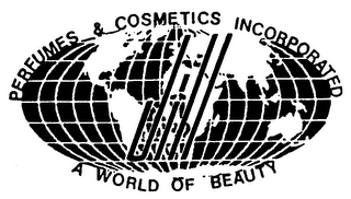 JILL PERFUMES & COSMETICS INCORPORATED A WORLD OF BEAUTY logo