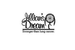 JILLIAN'S DREAM STRONGER THAN LUNG CANCER. logo