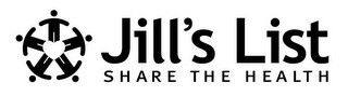 JILL'S LIST SHARE THE HEALTH logo