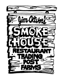 JIM OLIVER'S SMOKE HOUSE RESTAURANT TRADING POST FARMS logo