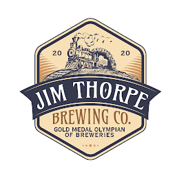 JIM THORPE BREWING COMPANY GOLD MEDAL OLYMPIAN OF BREWERIES 2020 logo
