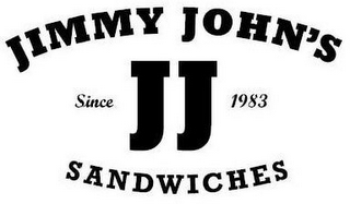 JIMMY JOHN'S SINCE 1983 JJ SANDWICHES logo