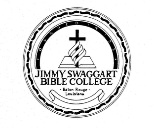 JIMMY SWAGGART BIBLE COLLEGE BATON ROUGE LOUISIANA FOUNDED IN 1984 logo