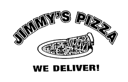 JIMMY'S PIZZA WE DELIVER! logo